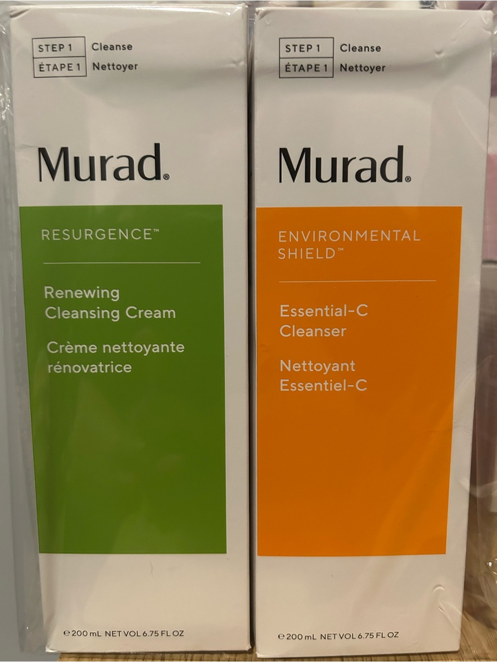 Murad Resurgence Renewing Cleansing Cream & Essential-C Cleanser Set